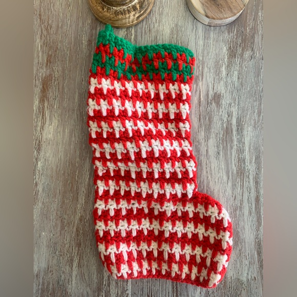 🌿🎄Handmade Crochet Children’s Christmas Stocking - Picture 3 of 3